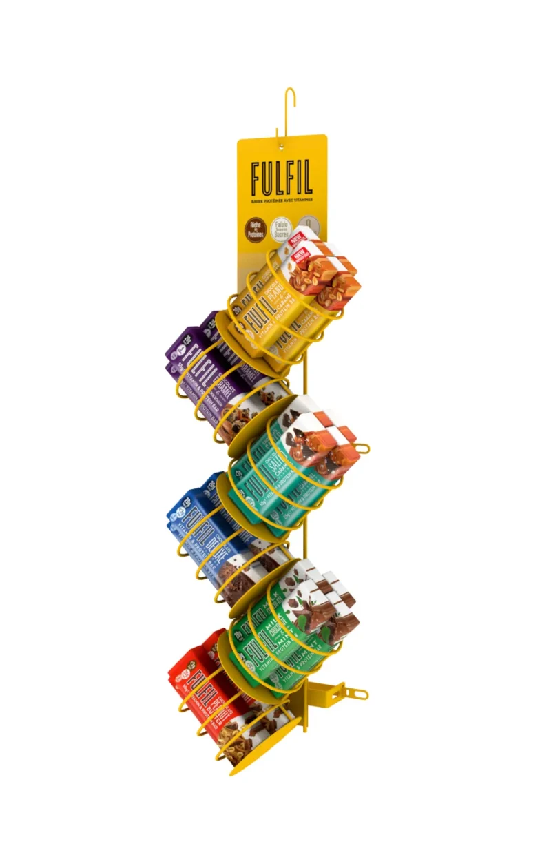 Fulfil · display suspendu de cross merch